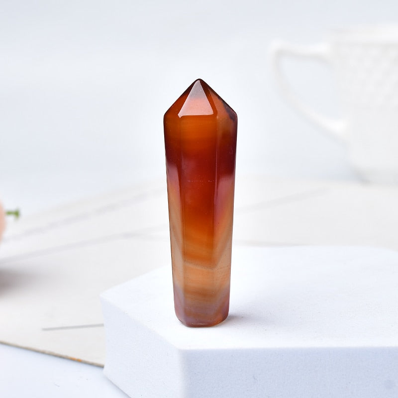 Luck Attractor Carnelian Wand