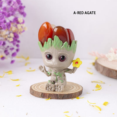 Baby Groot Crystal Figurine