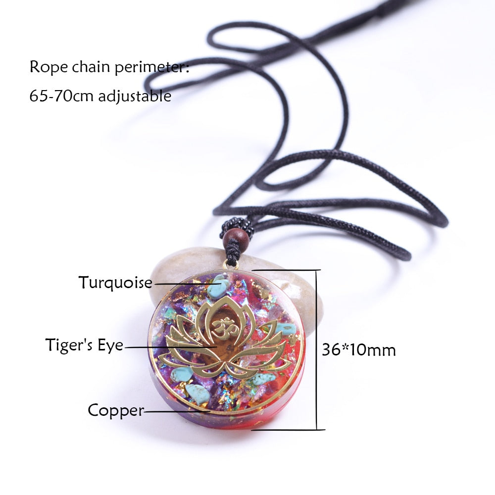 Flower of Rebirth Chakra Necklace