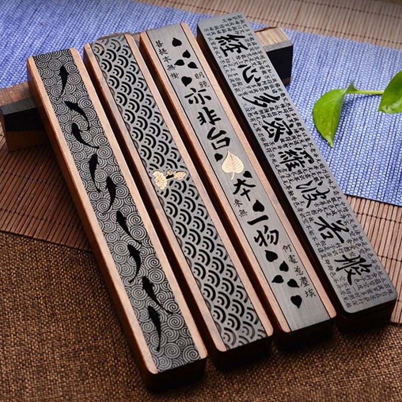 Creative Retro Wooden Box Incense Burner