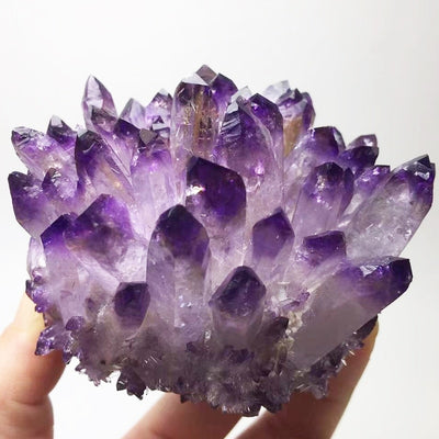 Sacred Transformation Purple Phantom Quartz Cluster