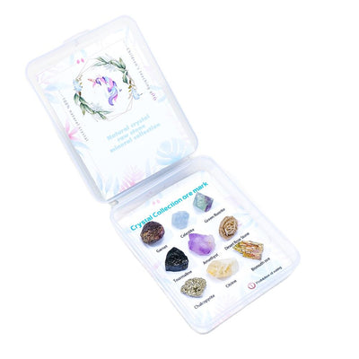 Natural Quartz Mineral Collection Box