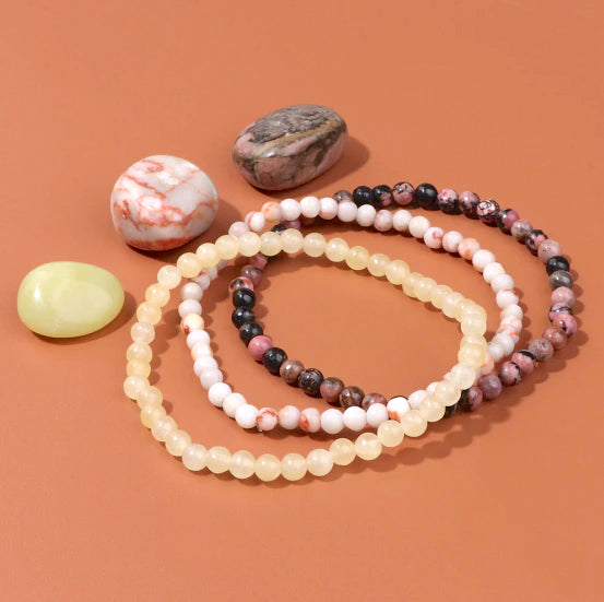 Healing Clarity and Focus Bracelet Trio