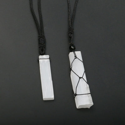 Selenite Crystal Necklace