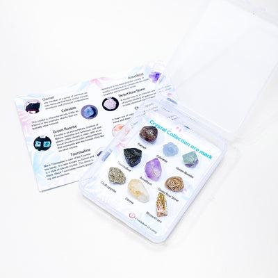 Natural Quartz Mineral Collection Box