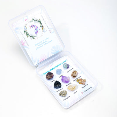 Natural Quartz Mineral Collection Box