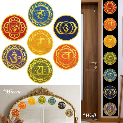 Chakra Energy Wall Decal Set