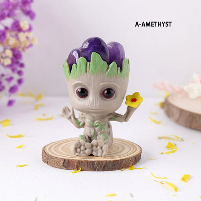 Baby Groot Crystal Figurine