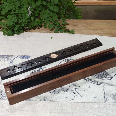 Creative Retro Wooden Box Incense Burner