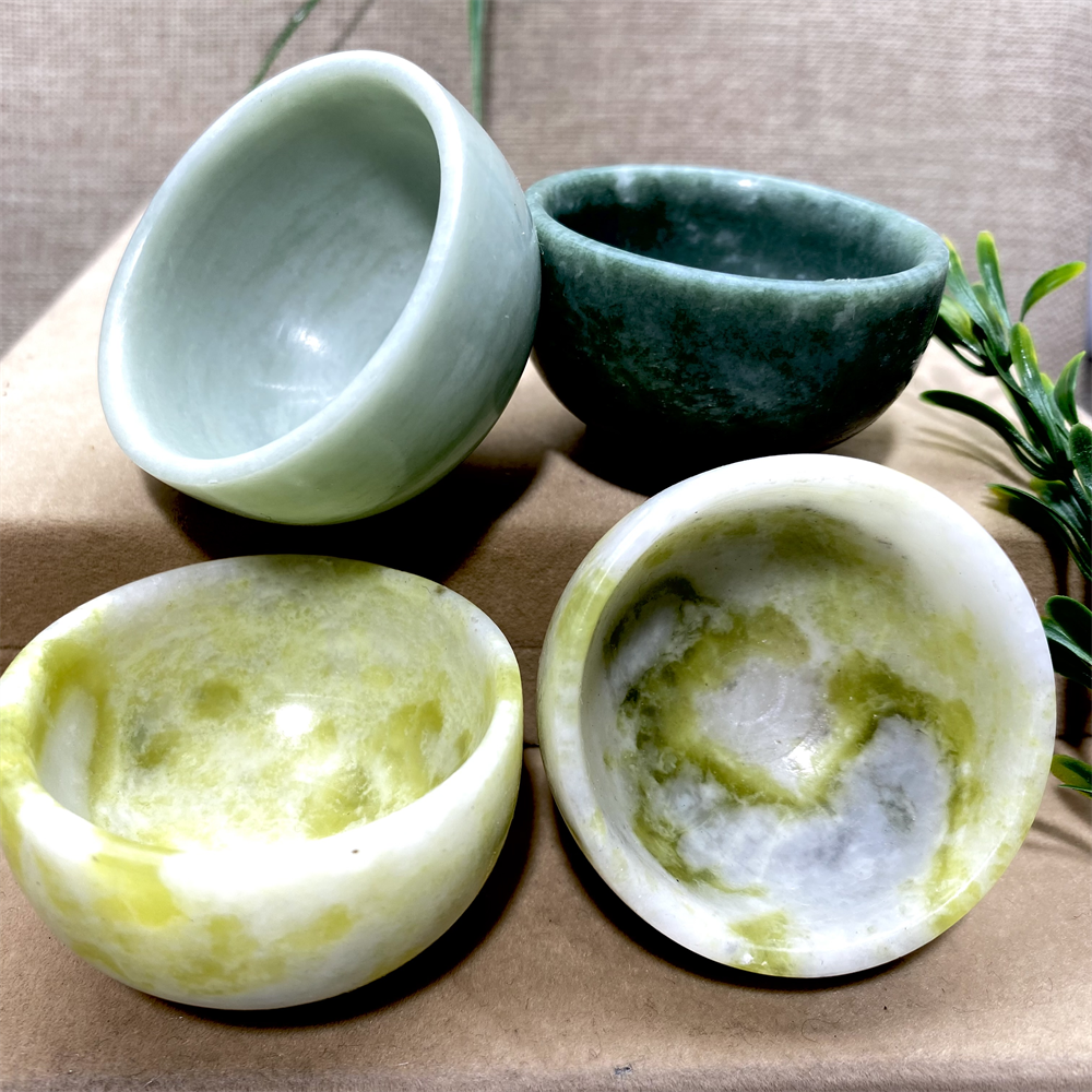 Prosperity Jade Crystal Bowl