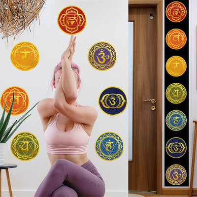 Chakra Energy Wall Decal Set