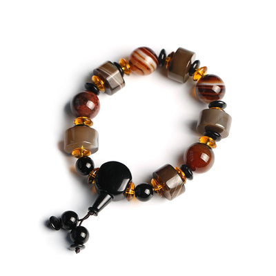 Inner Stability Tibetan Agate Bracelet