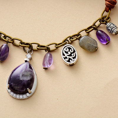 Athena’s Clarity Amethyst Necklace