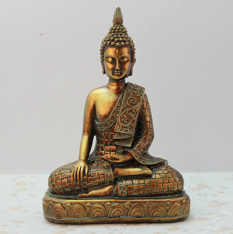 Faithful Bhumisparsha Mudra Statue