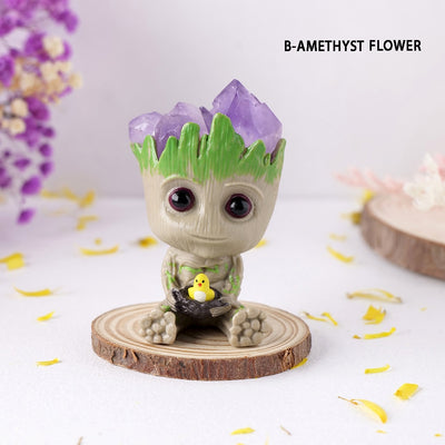 Baby Groot Crystal Figurine