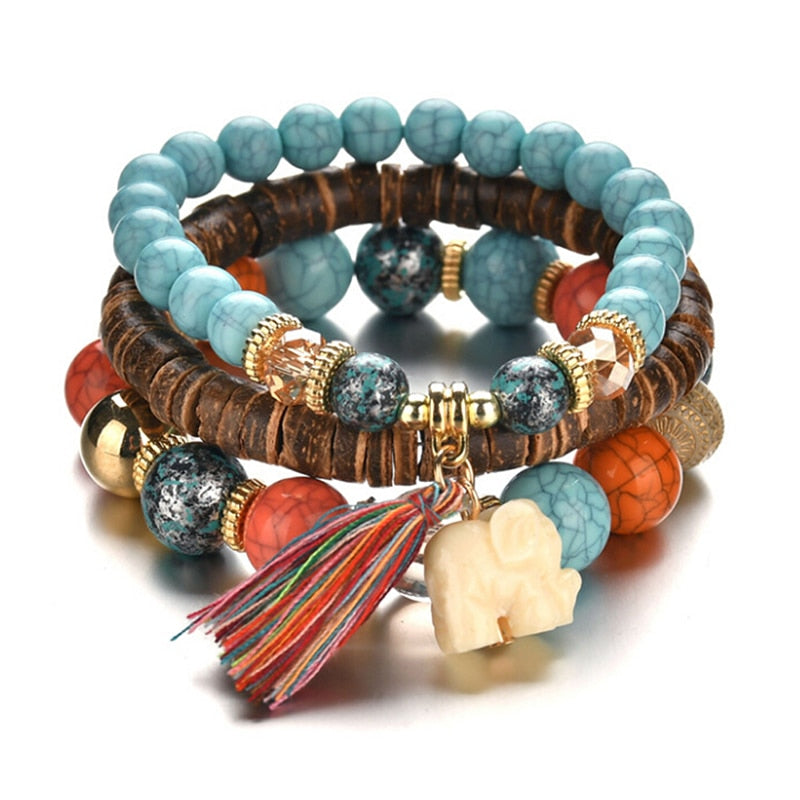 Wooden Beads Bracelets