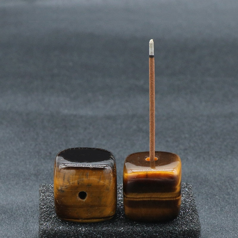 Tiger Eye Incense Holder