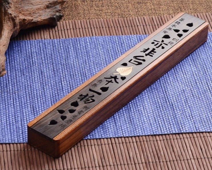 Creative Retro Wooden Box Incense Burner