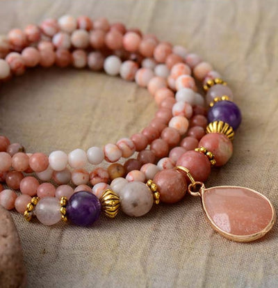 Boho Jasper Chakra Necklace