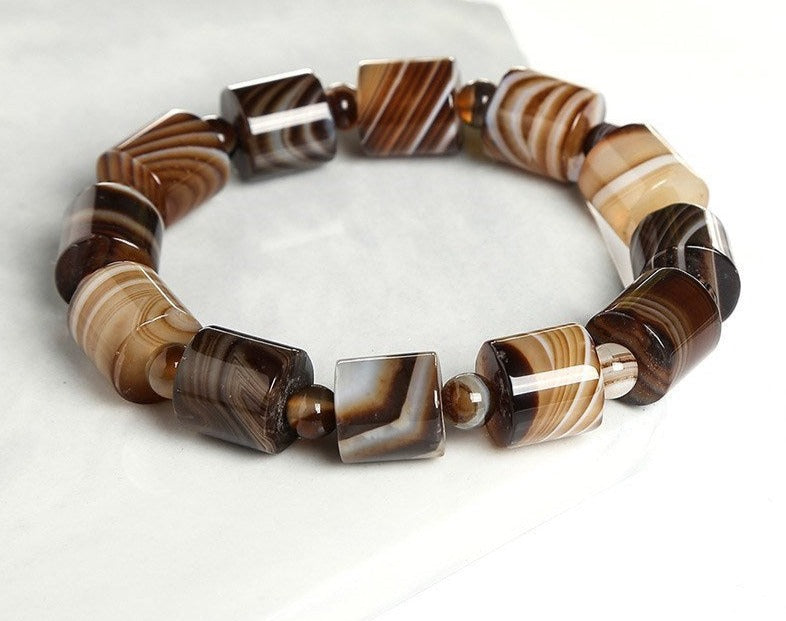 Javaphile Lace Agate Bracelets