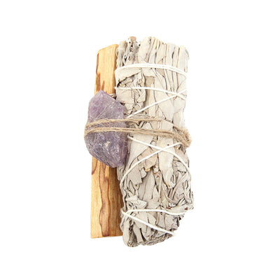 Sacred Spaces Crystal Smudging Bundle