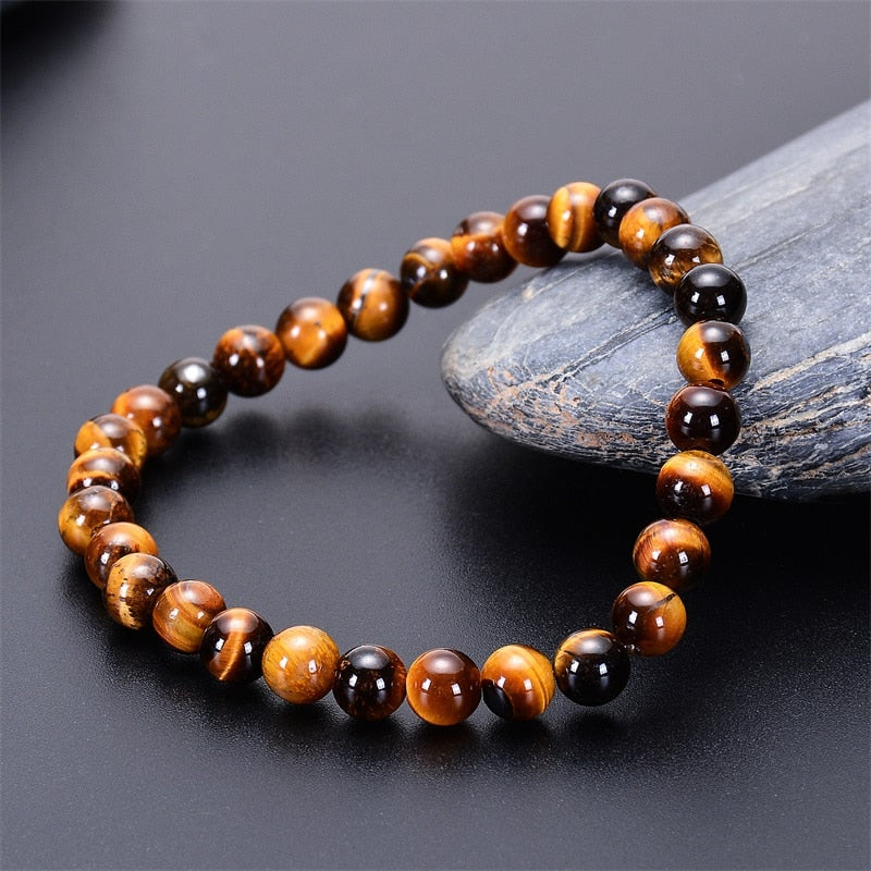 Tiger Eye Trinity Power Stones Bracelet