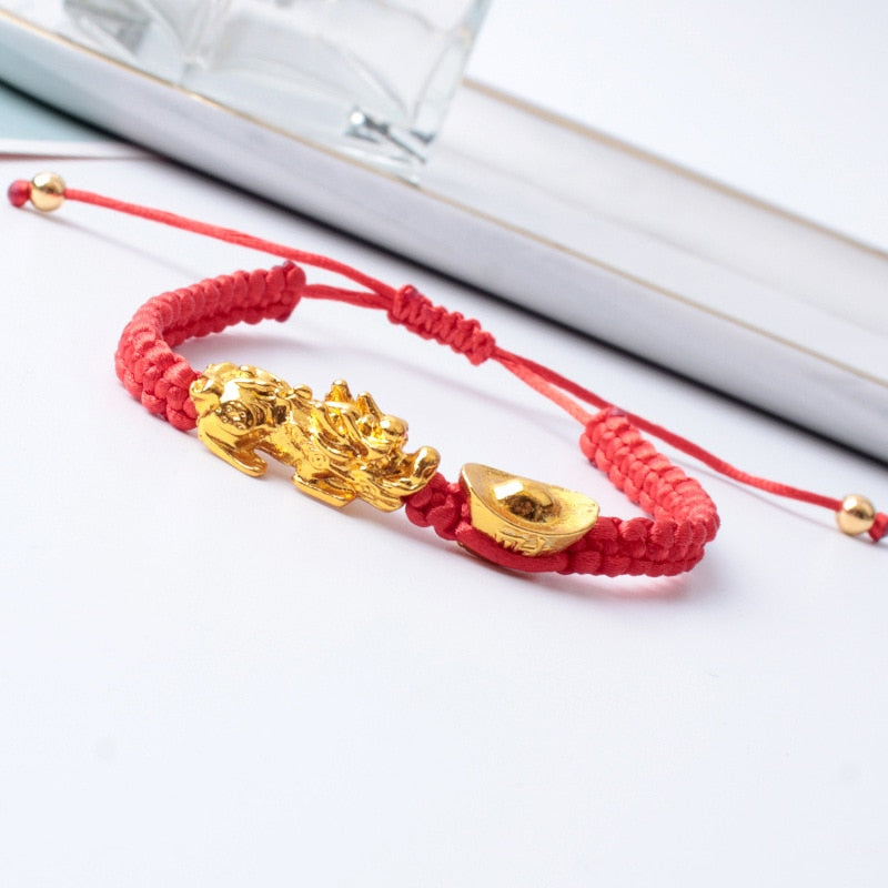 Lucky Pixiu Braided Bracelet