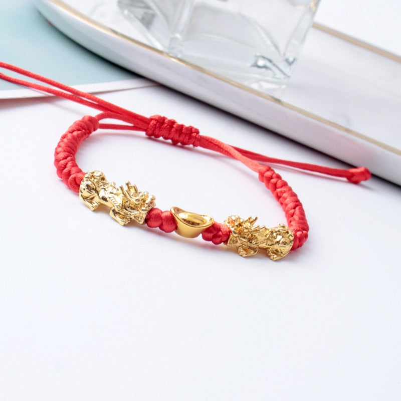 Lucky Pixiu Braided Bracelet