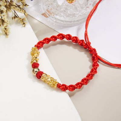 Lucky Pixiu Braided Bracelet