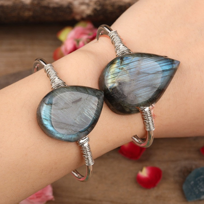 Transformational Labradorite Cuff Bangle