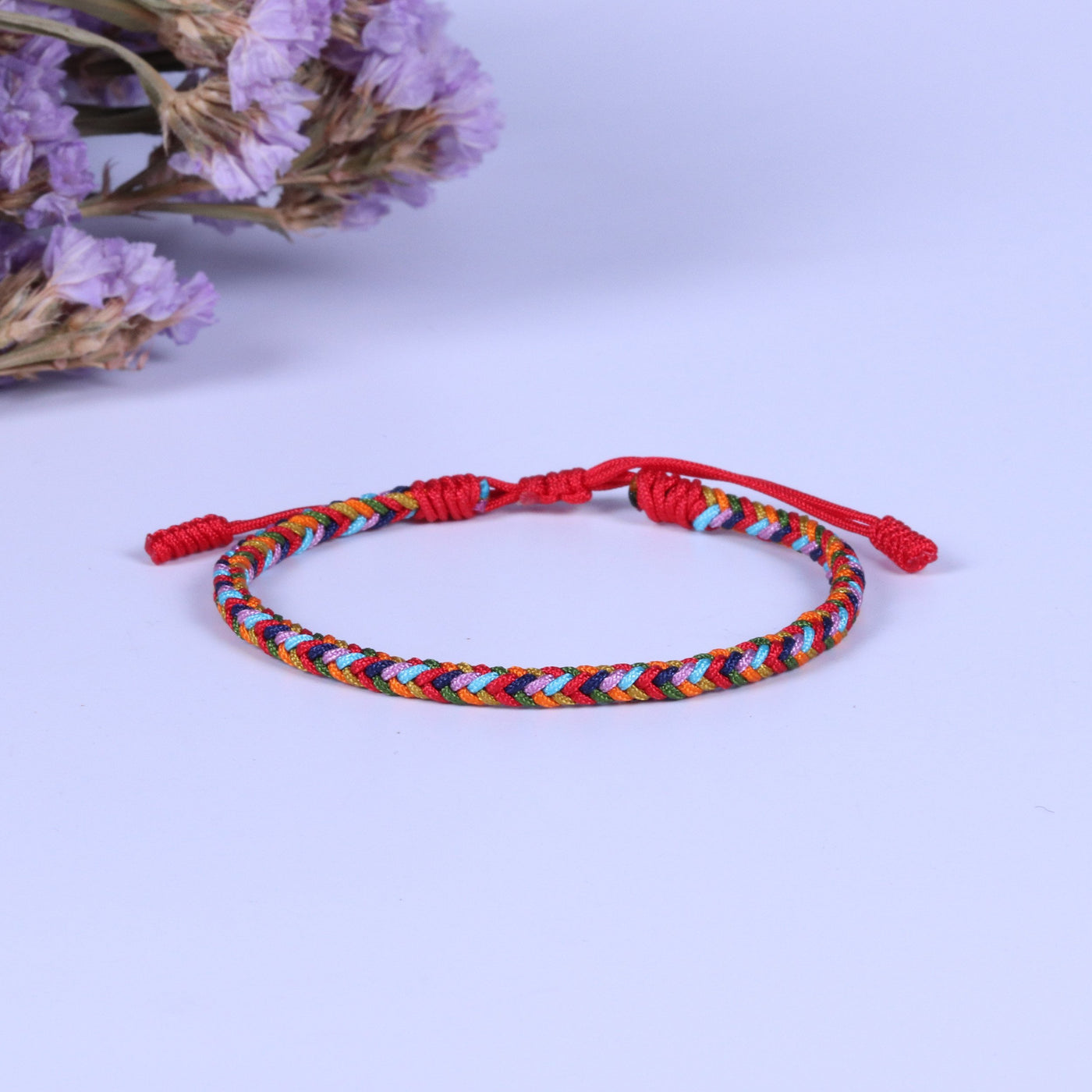 Balance and Harmony Lucky Handmade Buddhist Knots Rope Bracelet Bracelet