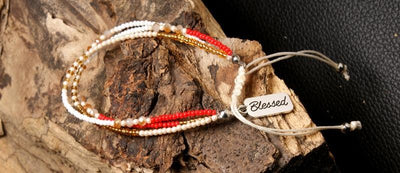 Blessed Seed Bead Layered Bracelet Bracelet