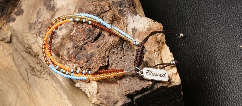 Blessed Seed Bead Layered Bracelet Bracelet