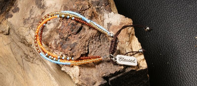 Blessed Seed Bead Layered Bracelet Bracelet