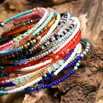 Blessed Seed Bead Layered Bracelet Bracelet