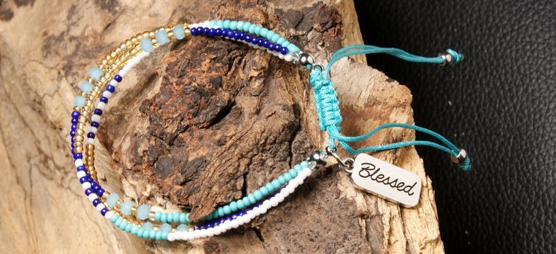 Blessed Seed Bead Layered Bracelet Bracelet