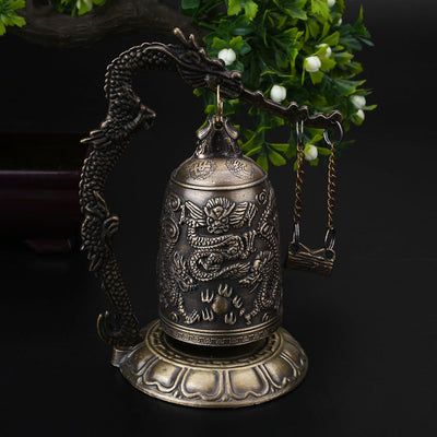 Antique Bronze Dragon Bell