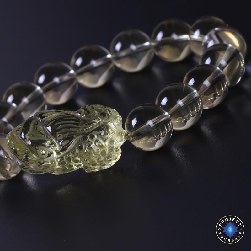 CERTIFIED Natural Citrine Pi Xiu Wealth and Prosperity Bracelet Bracelet