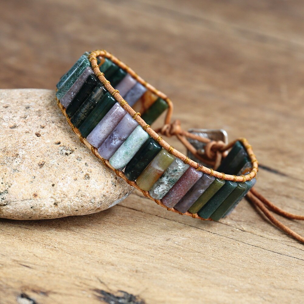 Indian Agate Protector Bracelet