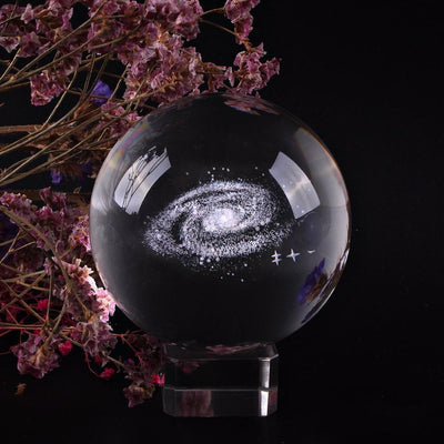 Galaxy Gazer Crystal Ball Decor