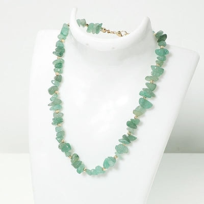 Season of Abundance Green Aventurine Necklace