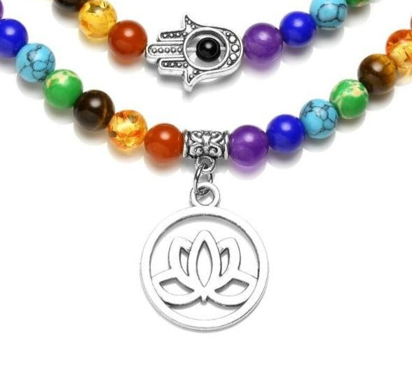 Luminous Chakras Diffuser Mala