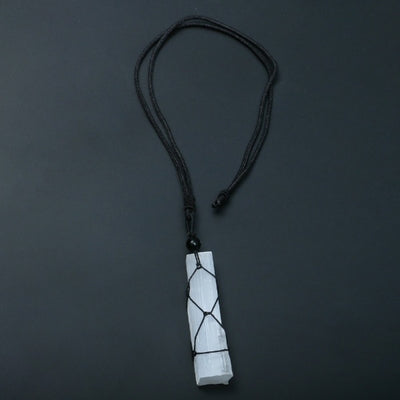 Selenite Crystal Necklace