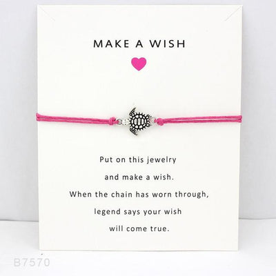 Make A Wish Turtle Bracelet Rose Bracelet