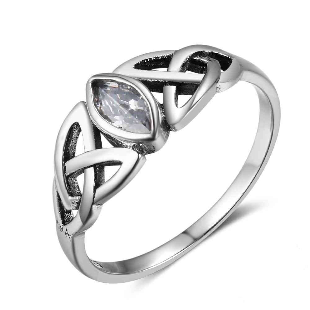 Mystic Triquetra Ring Rings