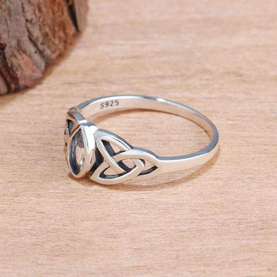 Mystic Triquetra Ring Rings