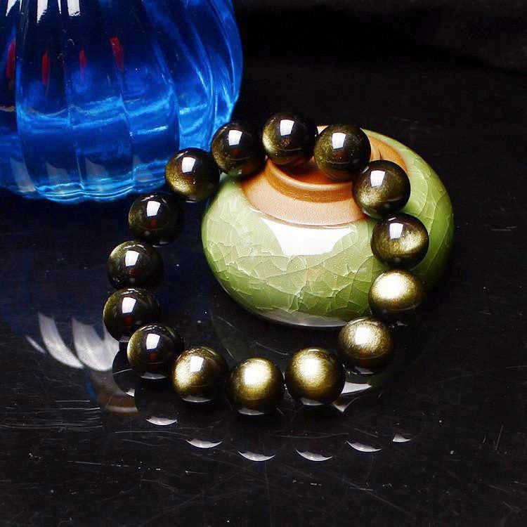 Natural Golden Obsidian Bracelet Bracelet