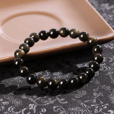 Natural Golden Obsidian Bracelet Bracelet