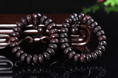 Natural Peach Wood Meditation Bracelet Bracelet