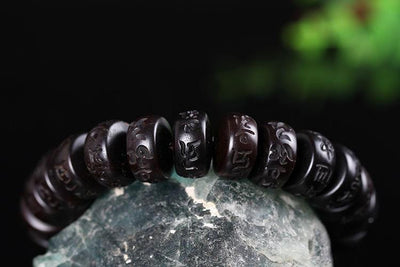 Natural Peach Wood Meditation Bracelet Bracelet